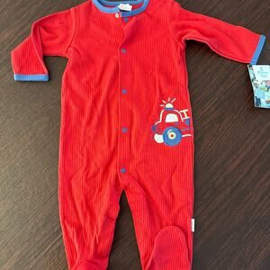 Vintage Little me fire truck baby sleeper